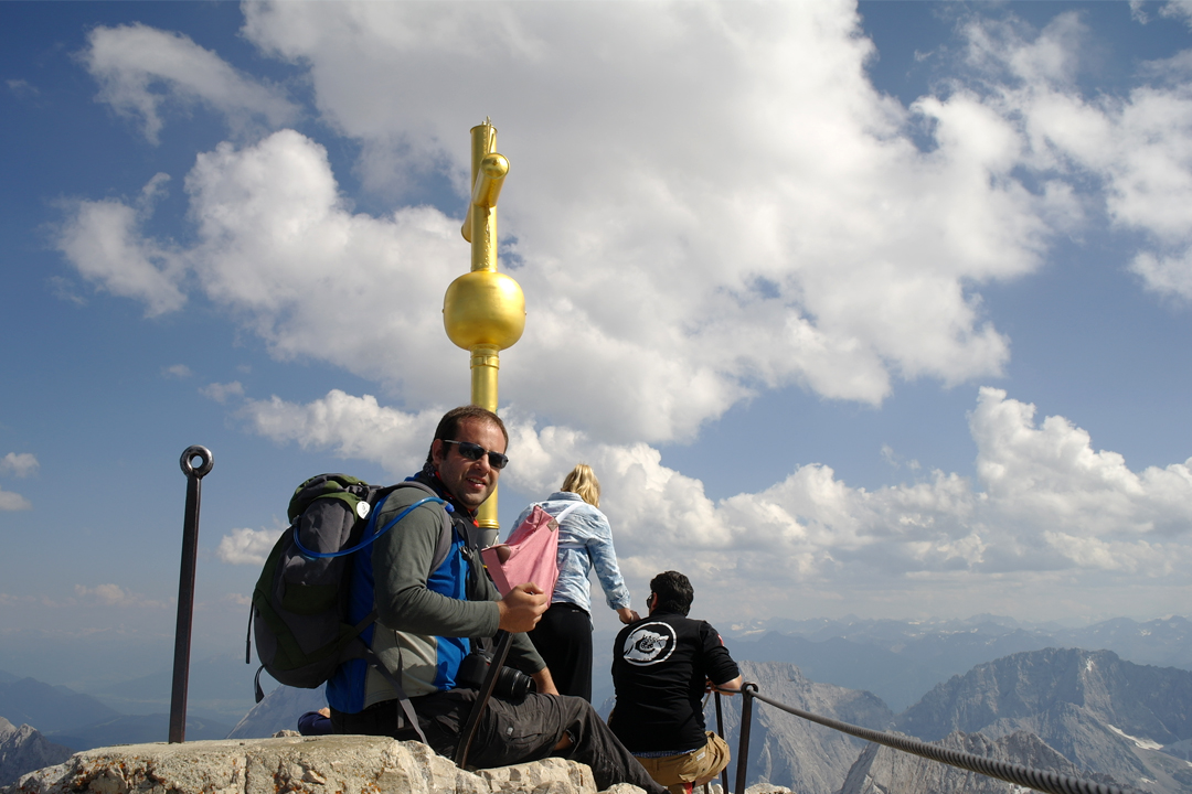 zugspitze maz at the top of germany