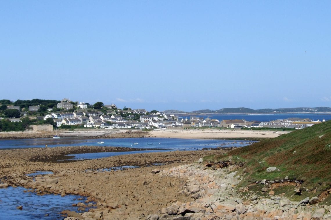 isle of scilly the view of high town