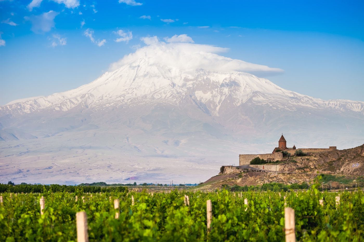 Khor Virap and Mount Ararat